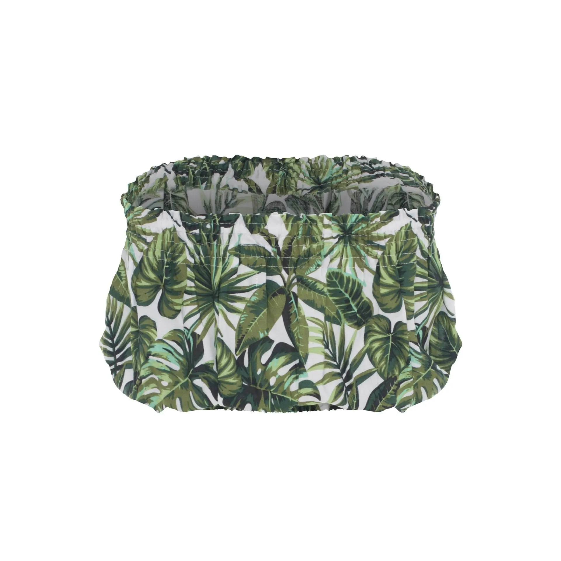 Cropped, Tropical Palm White, Tube Top sold by Love Anchor product image thumbnail 5