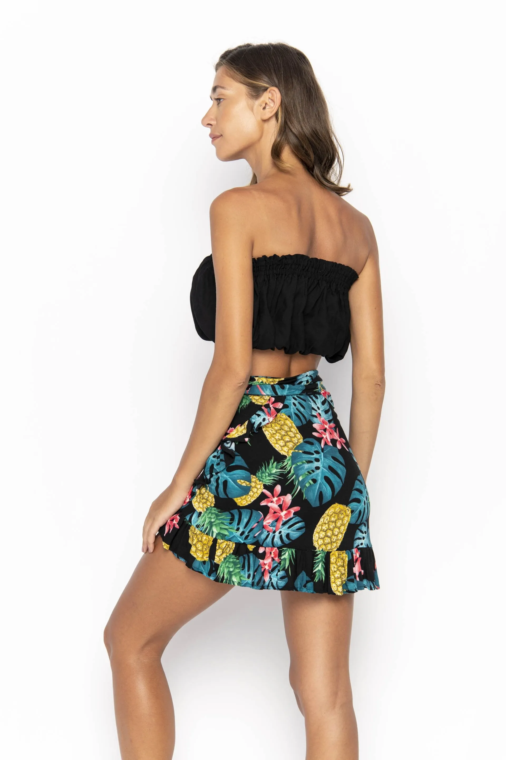 Cropped, Plain, Tube Top, Wholesale sold by Love Anchor product image thumbnail 3