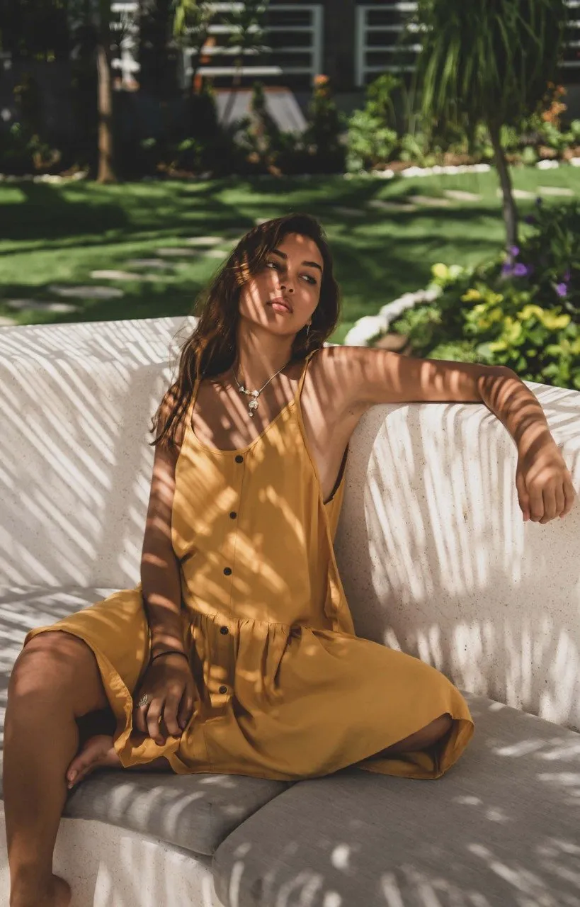 Jasmine, Tropical Monstera Red, Mini Dress sold by Love Anchor product image thumbnail 4