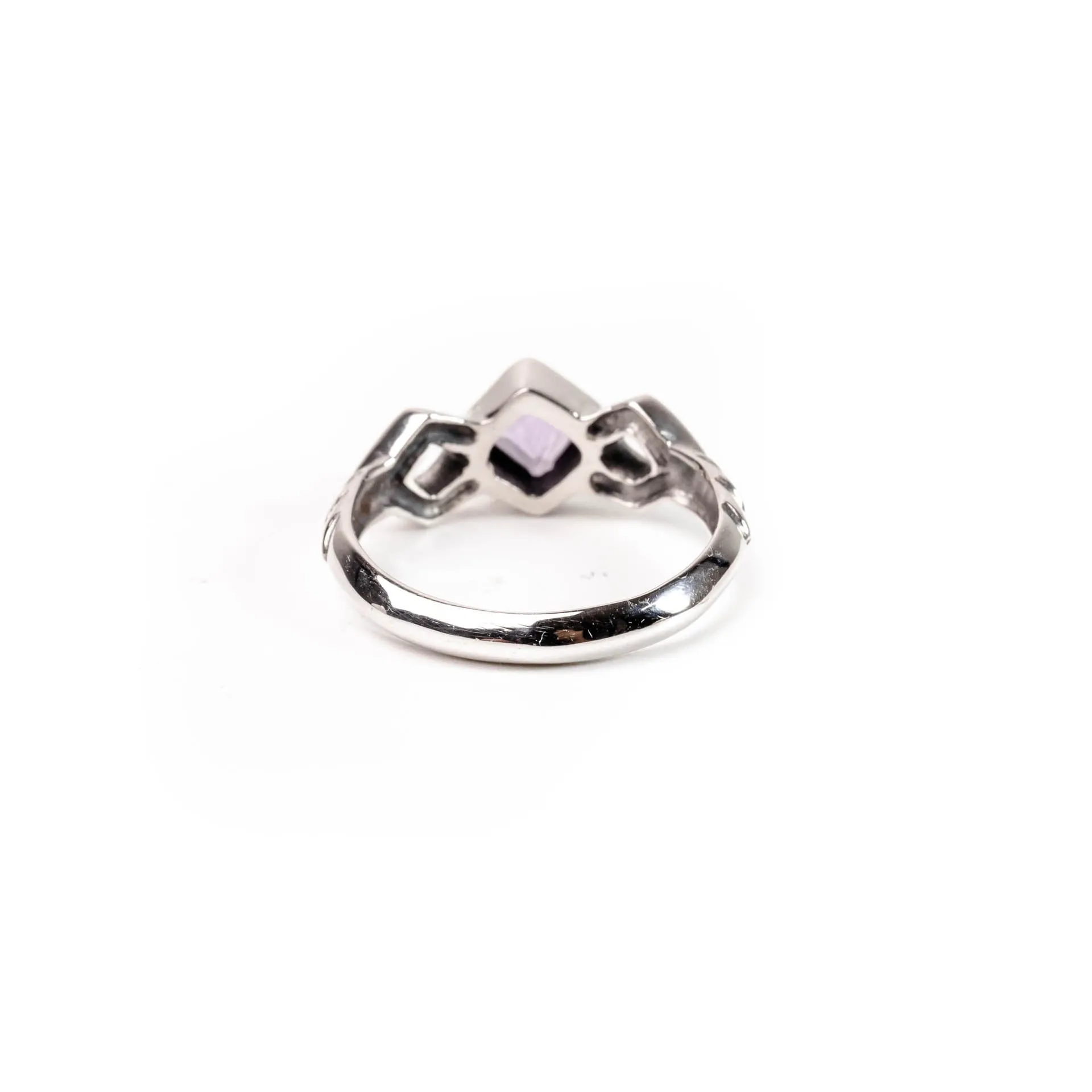 Ring Amethyst Rhombus sold by Love Anchor product image thumbnail 3