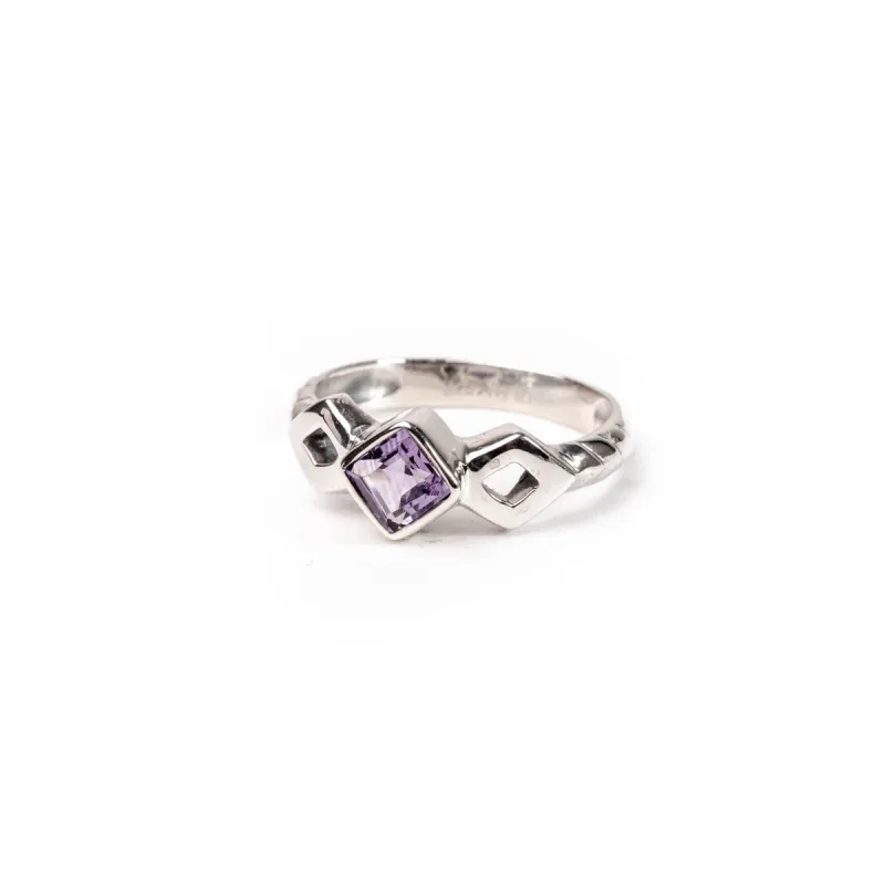 Ring Amethyst Rhombus sold by Love Anchor