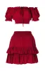 Starter Kit Set Top Crop March-Mini Skirt Rumble Plain sold by Love Anchor