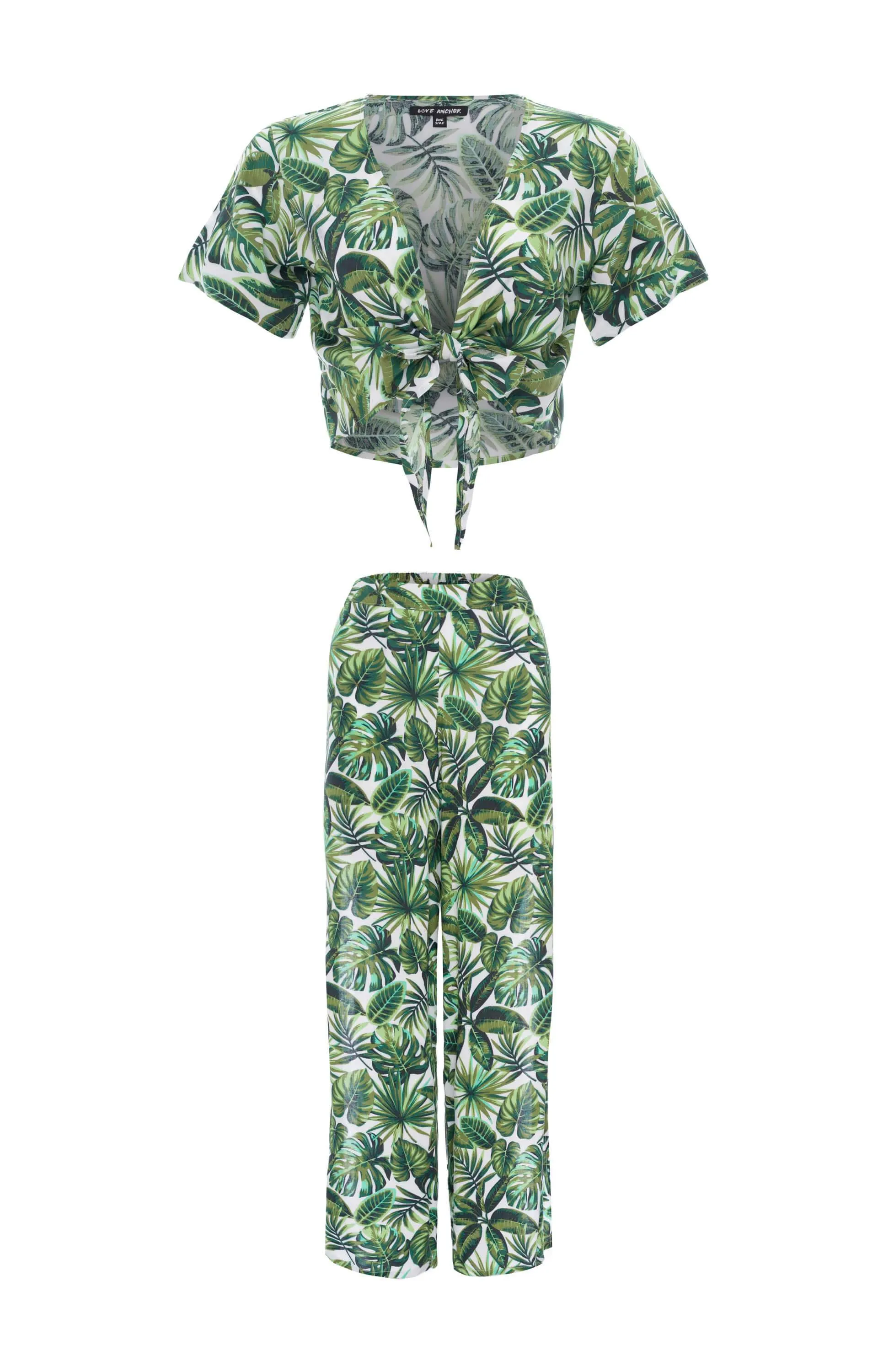 Set Cropped Ikat-Long Pant Nala, Tropical sold by Love Anchor product image thumbnail 5