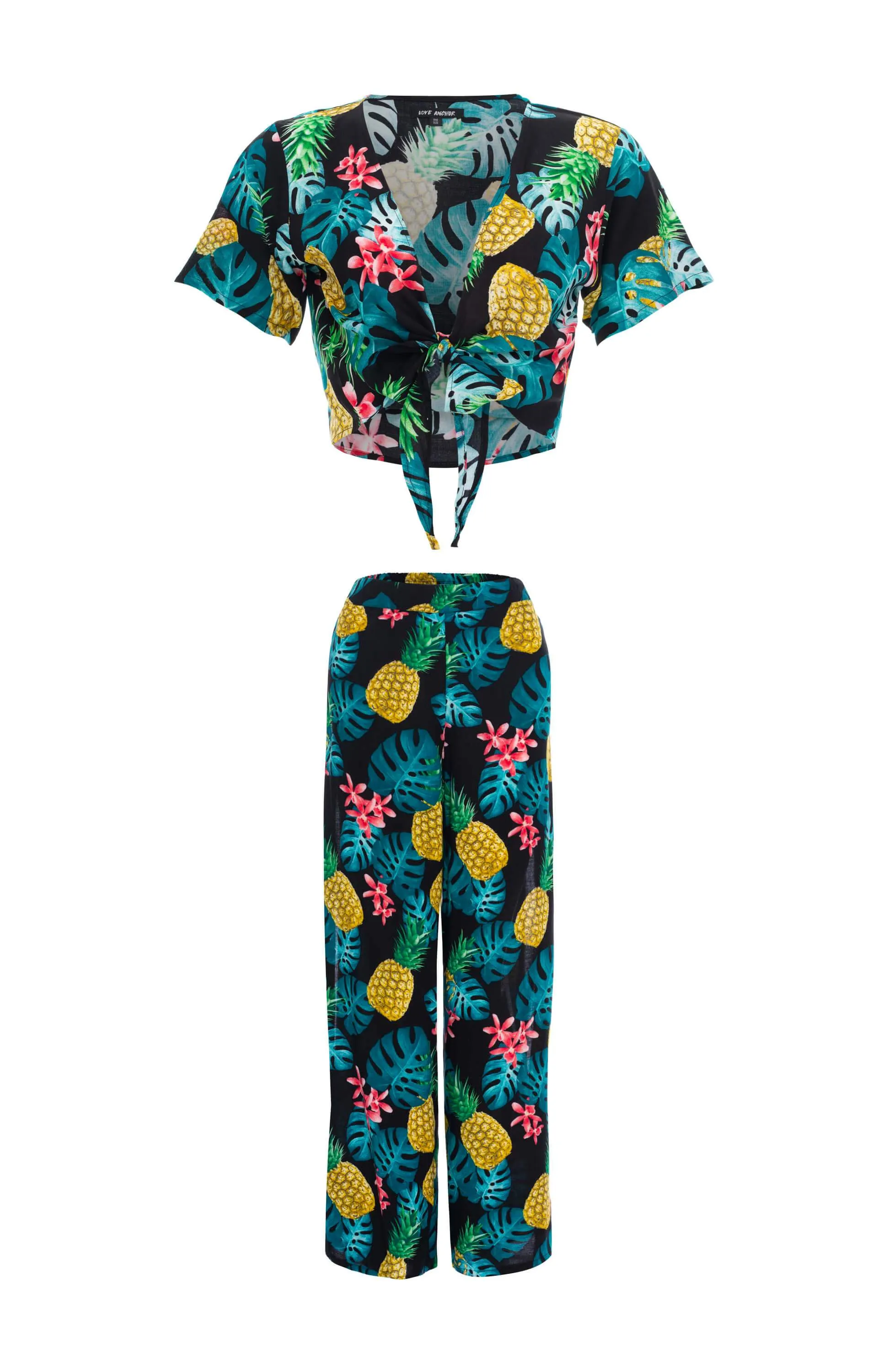 Set Cropped Ikat-Long Pant Nala, Tropical sold by Love Anchor product image thumbnail 3