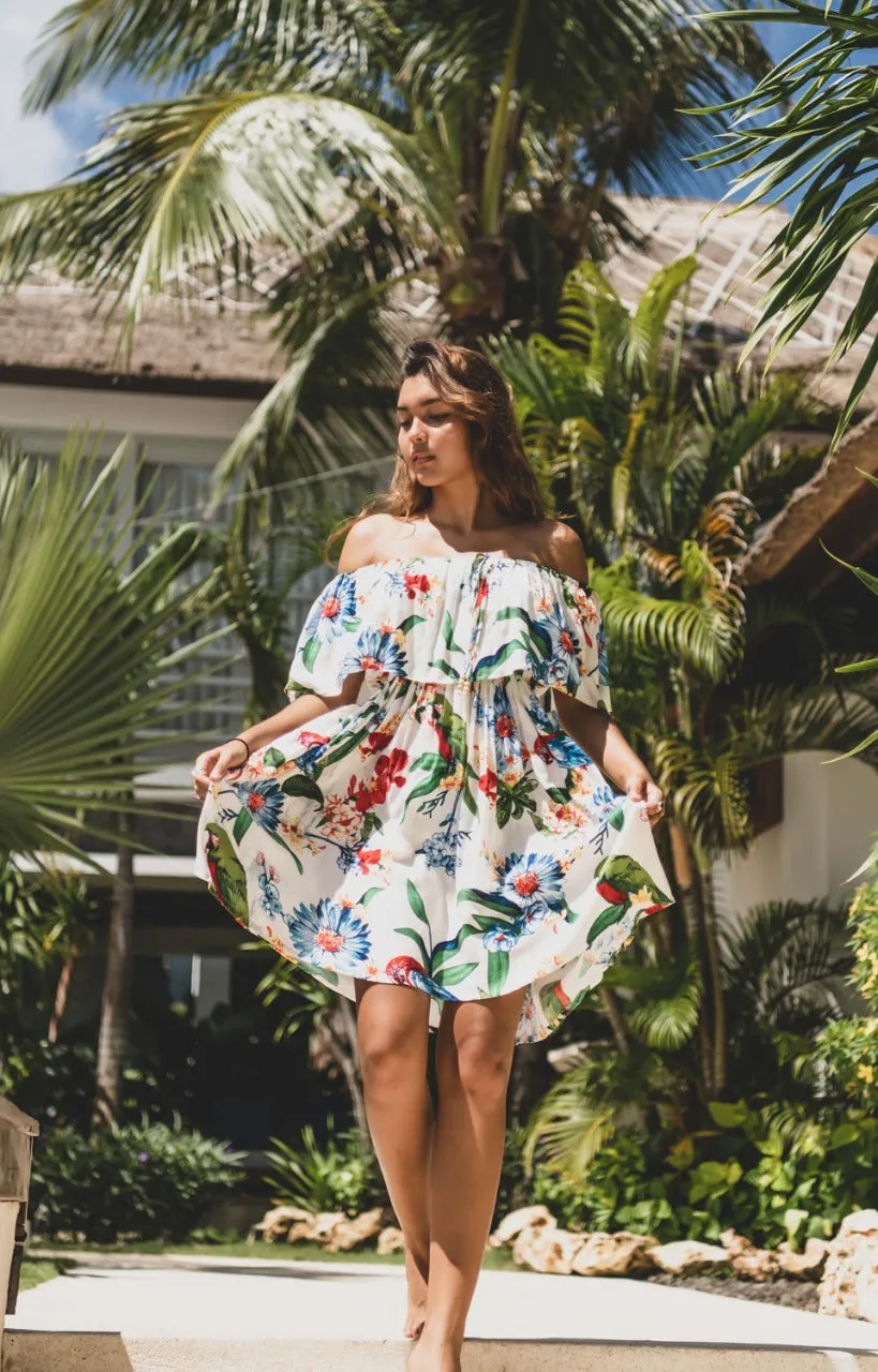 Safia, Tropical, Mini Dress, Wholesale sold by Love Anchor product image thumbnail 4
