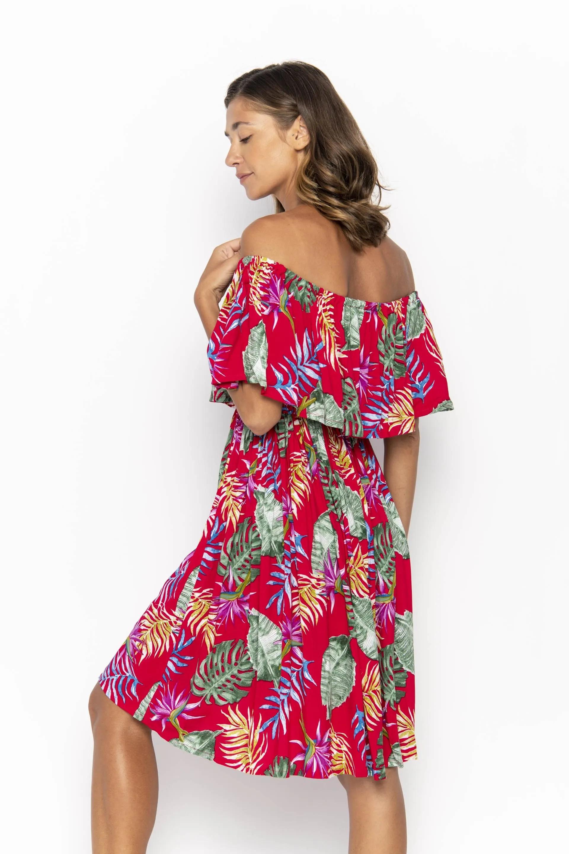 Safia, Tropical, Mini Dress, Wholesale sold by Love Anchor product image thumbnail 3