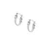 Hoop Earring Sea Horse Collection Silver At sold by Love Anchor
