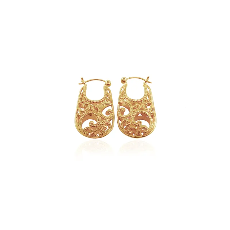 Ombak Segara Hoop Earring Gold sold by Love Anchor