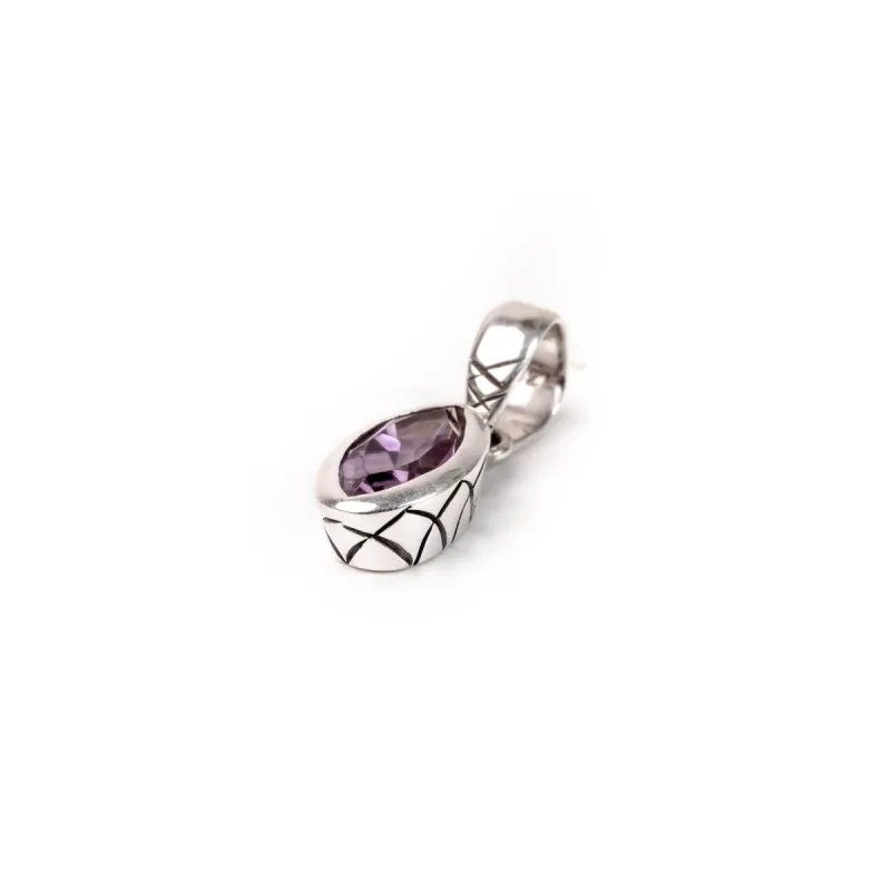 Pendant Amethyst Lavender Circle sold by Love Anchor