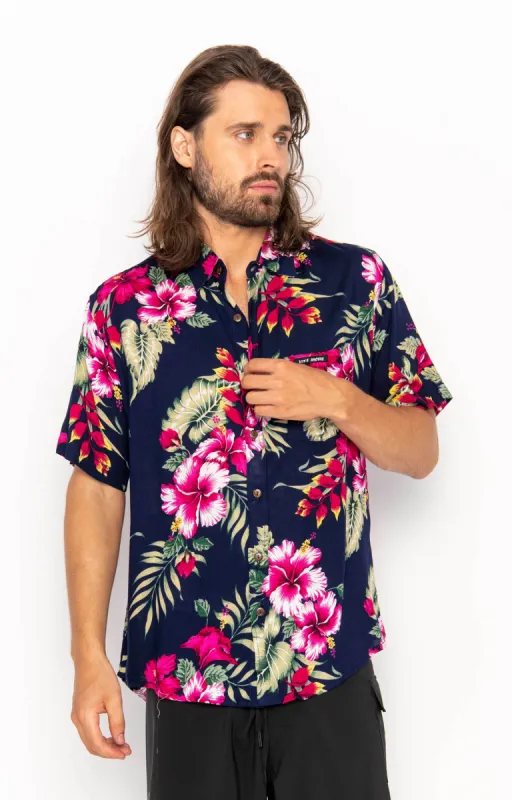 Men's Tropical Orchid Blue, Shirt sold by Love Anchor