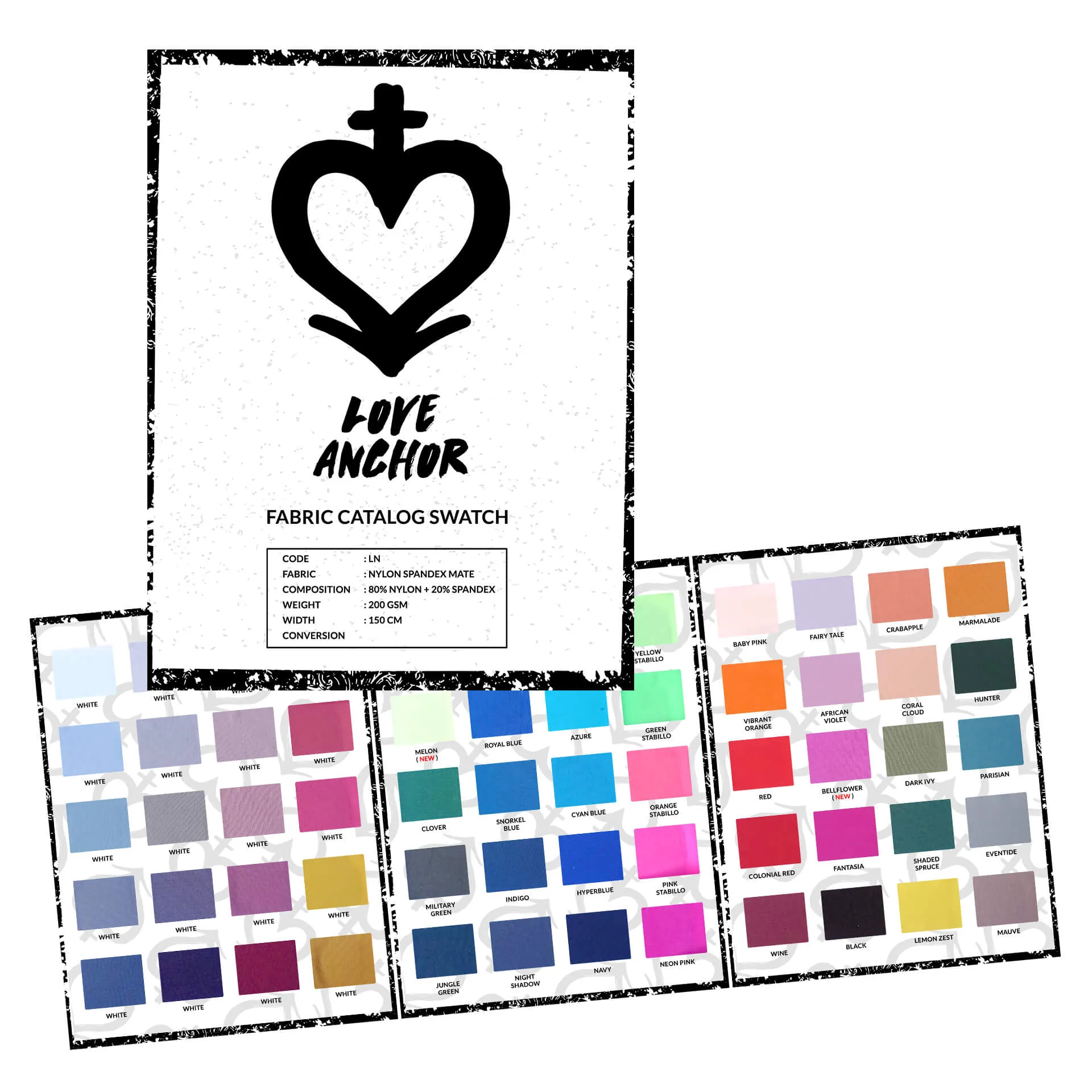 Nylon Spandex Mate sold by Love Anchor