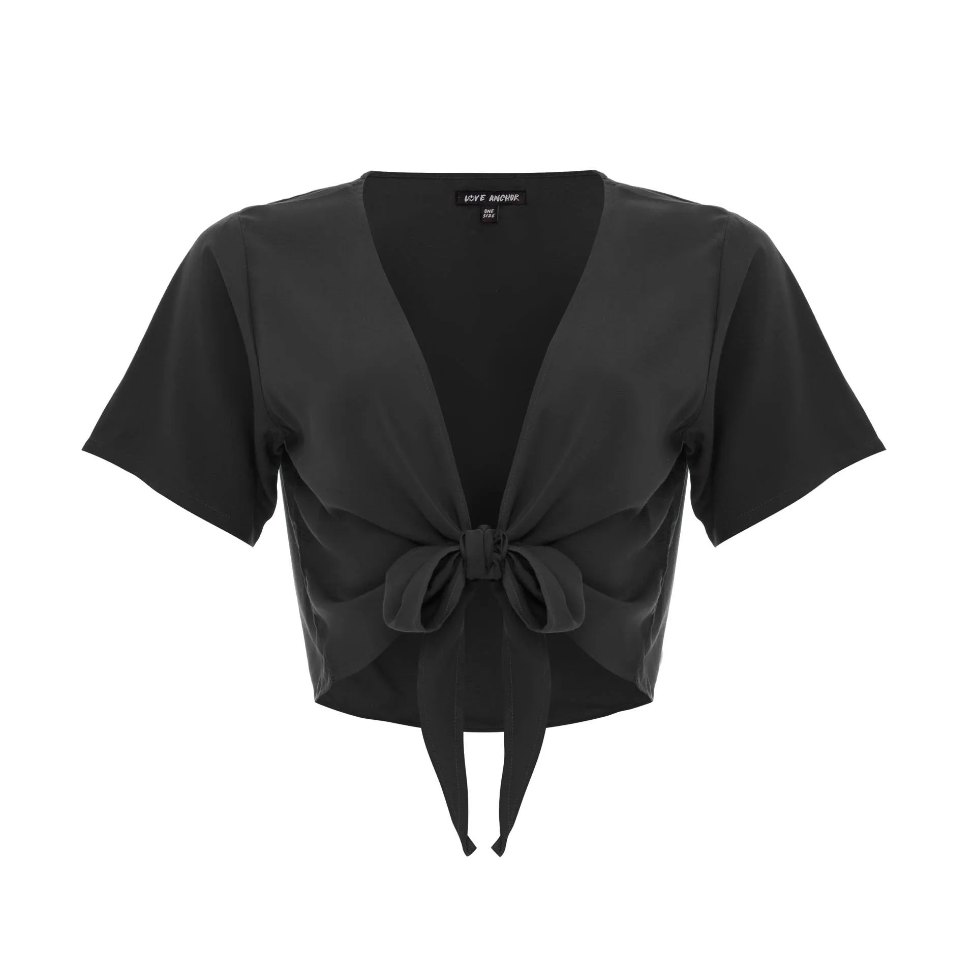 Ikat, Plain, Cropped Top sold by Love Anchor product image thumbnail 4