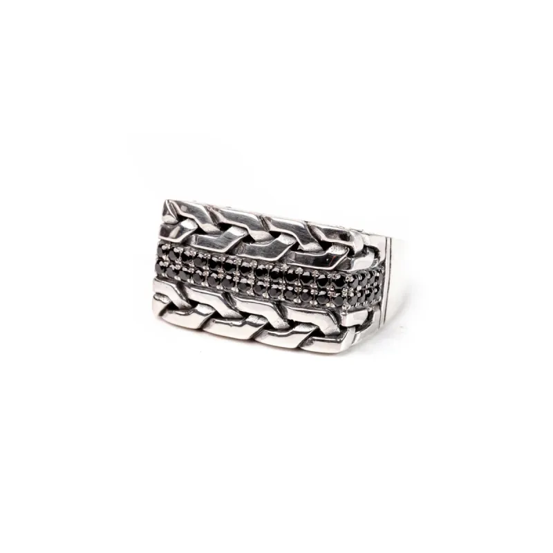 Ring Black Cz sold by Love Anchor