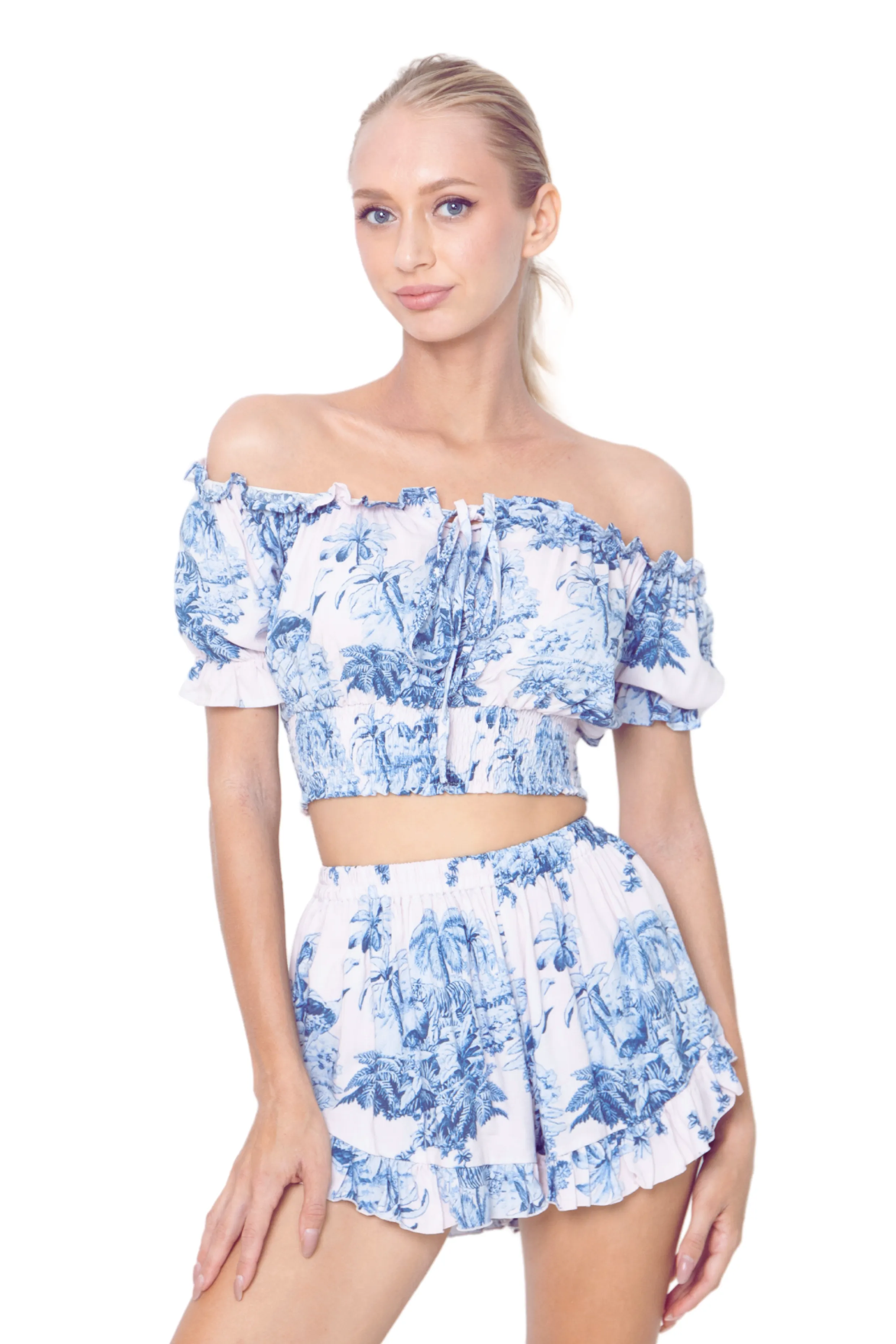 March, Tropical, Cropped Top sold by Love Anchor product image thumbnail 3