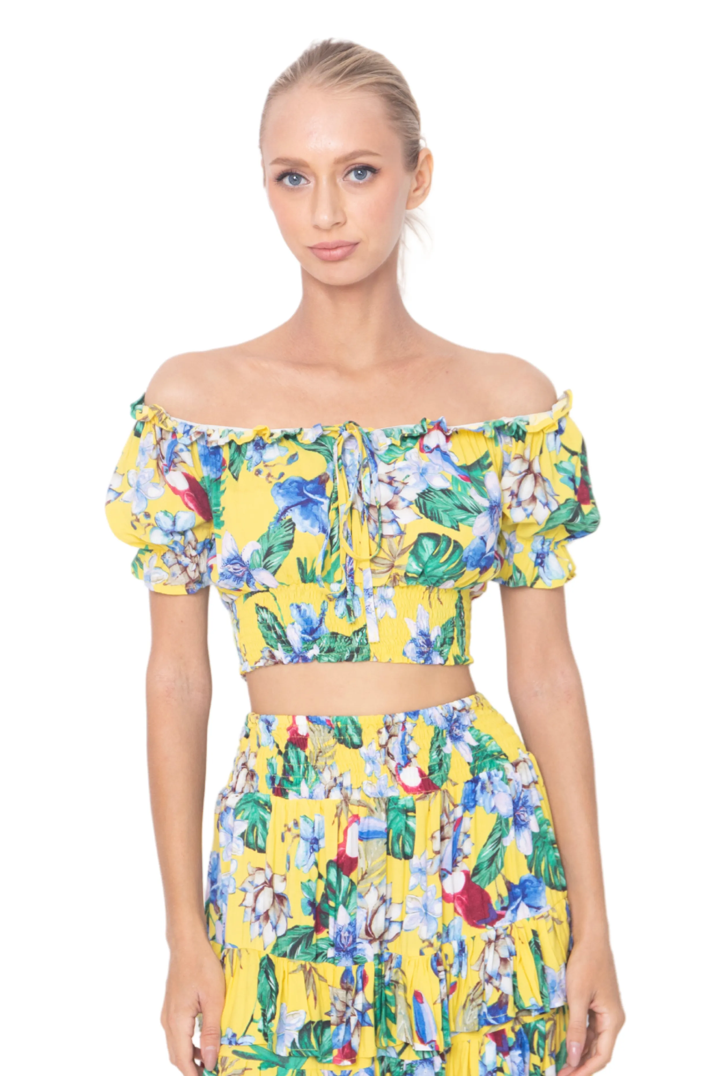 March, Tropical, Cropped Top sold by Love Anchor product image thumbnail 5