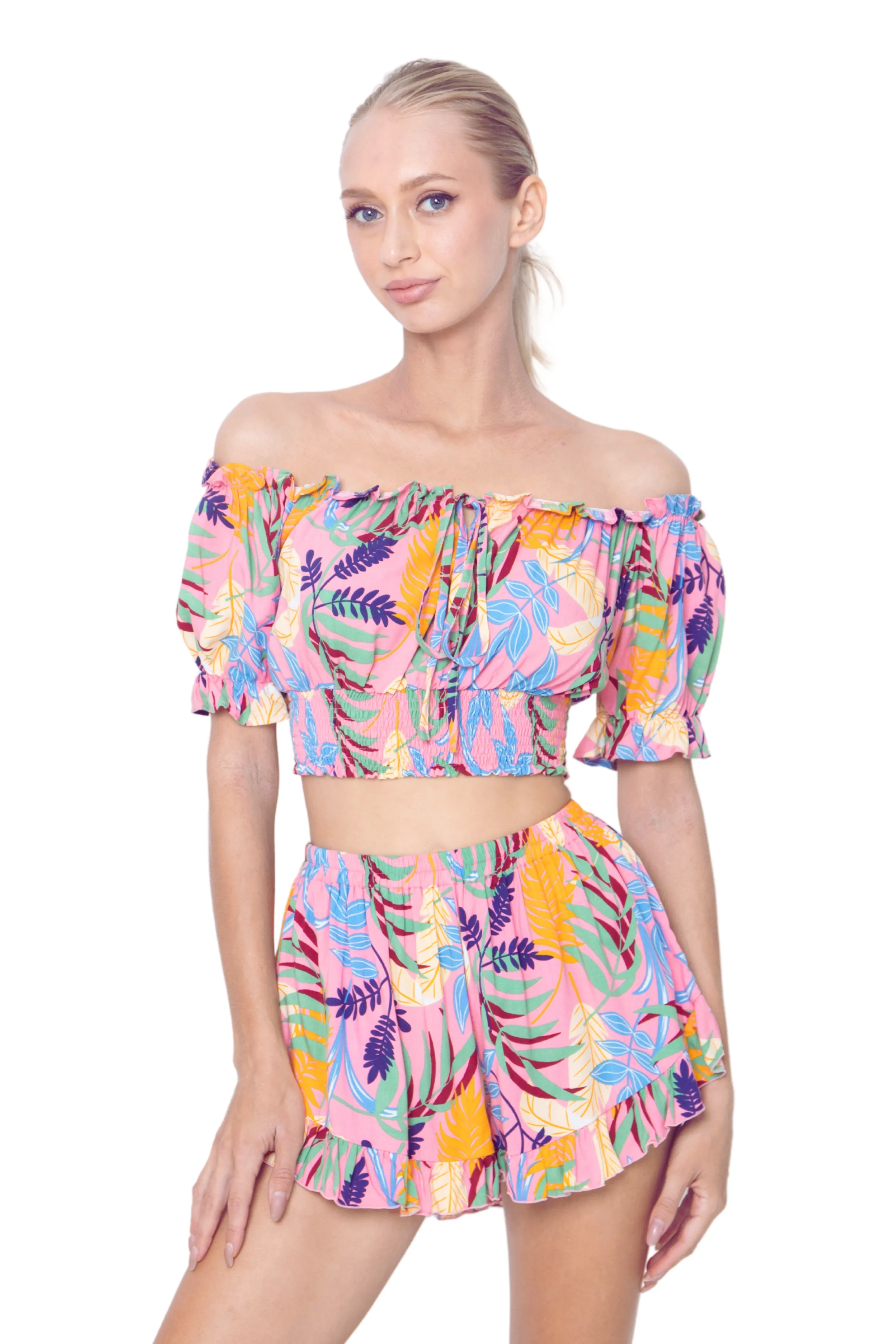 March, Tropical, Cropped Top sold by Love Anchor