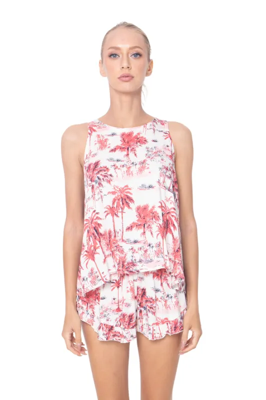 Jepun, Tropical, Sleeveless Top sold by Love Anchor