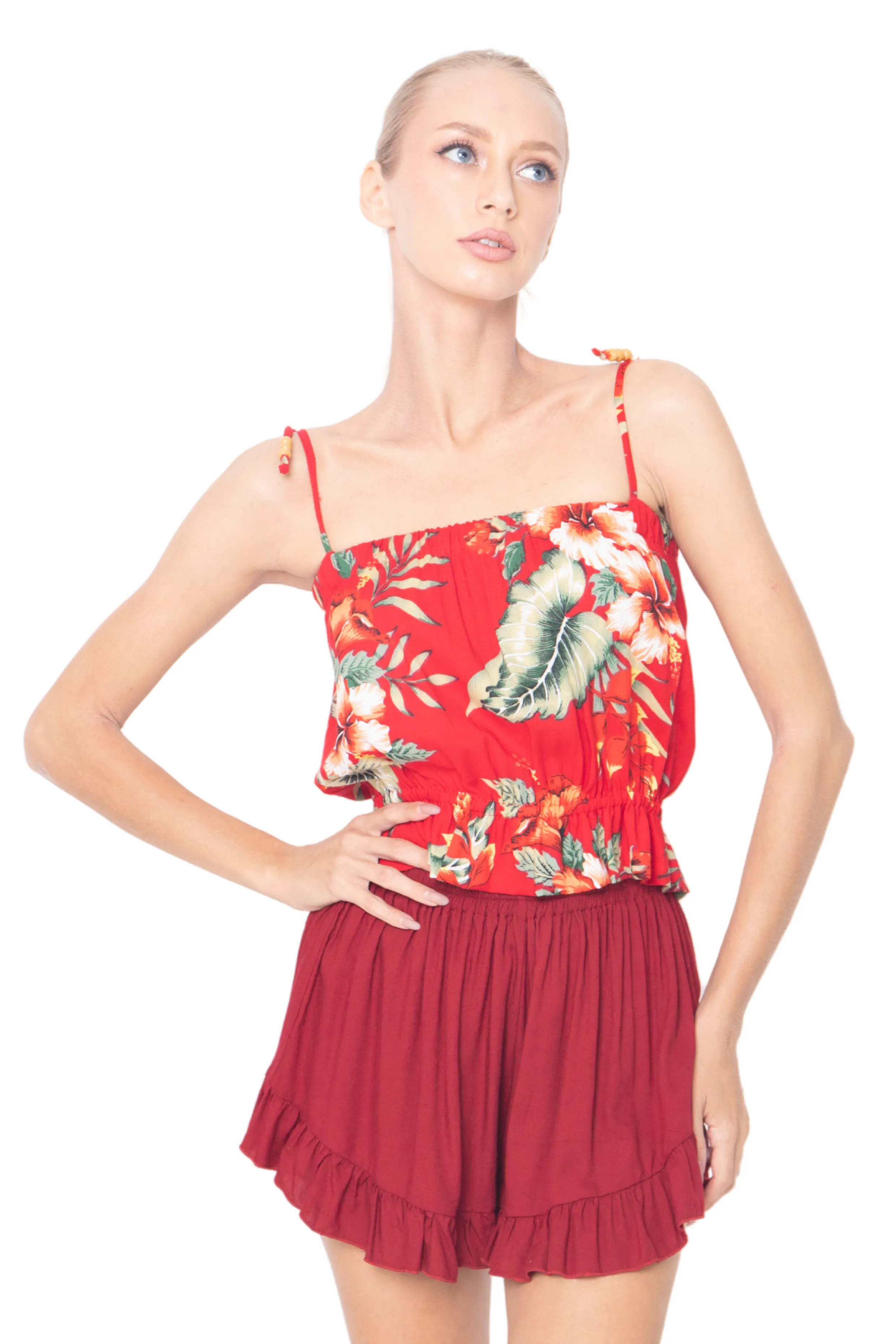 Julie, Tropical, Sleeveless Top sold by Love Anchor product image thumbnail 3