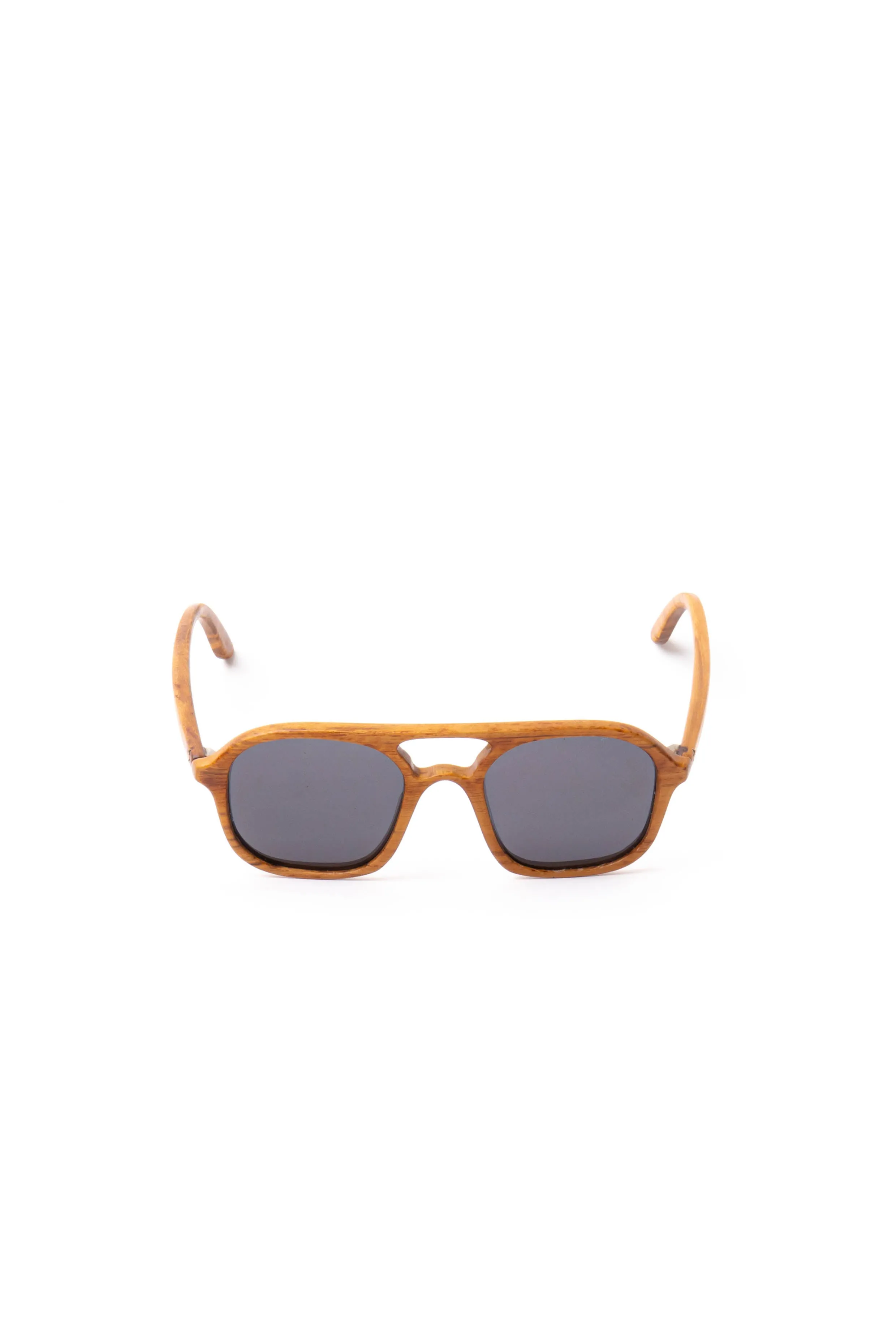 Sunglasses Aviator Square Teak Wood sold by Love Anchor product image thumbnail 3