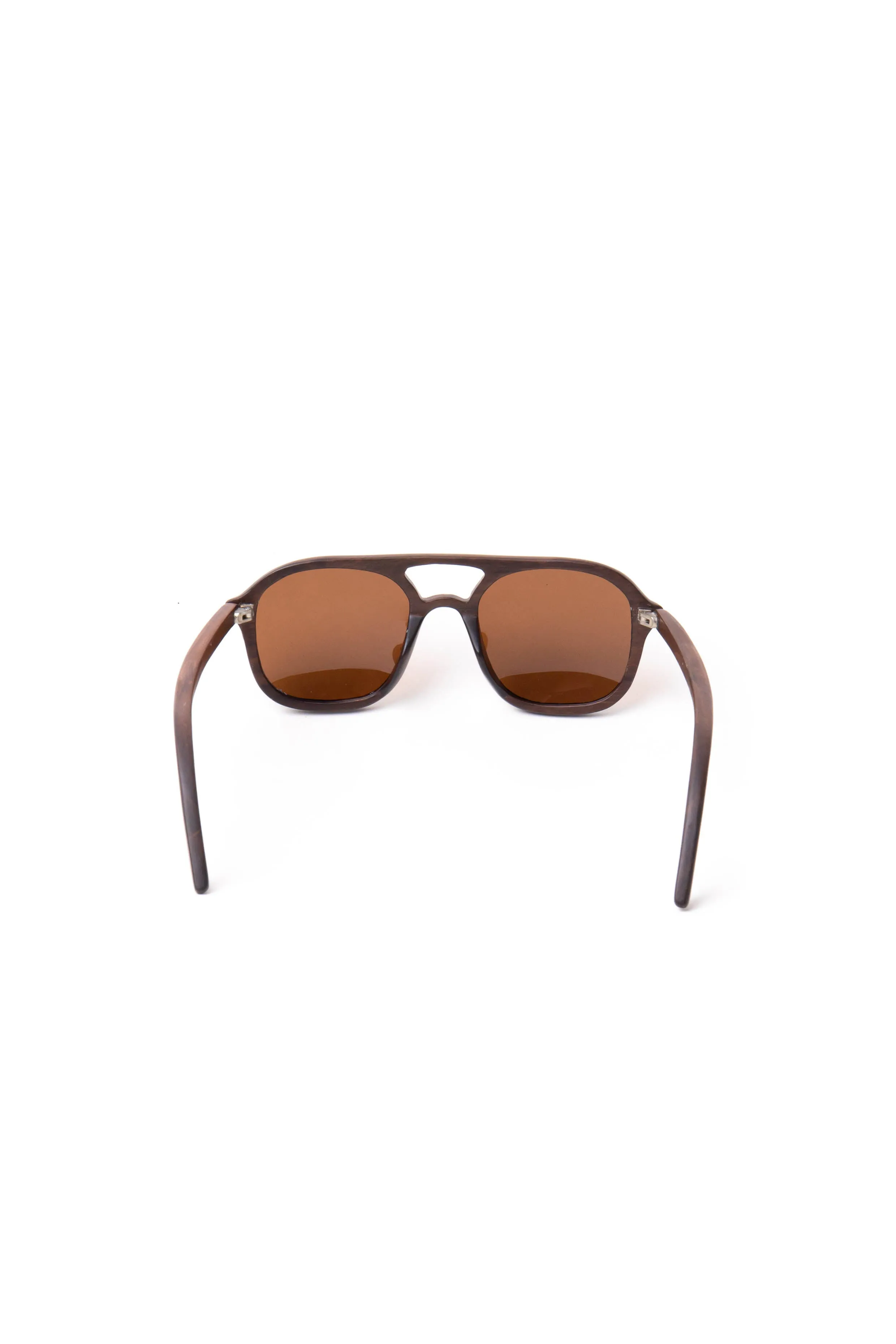 Sunglasses Aviator Square Rosewood sold by Love Anchor product image thumbnail 5