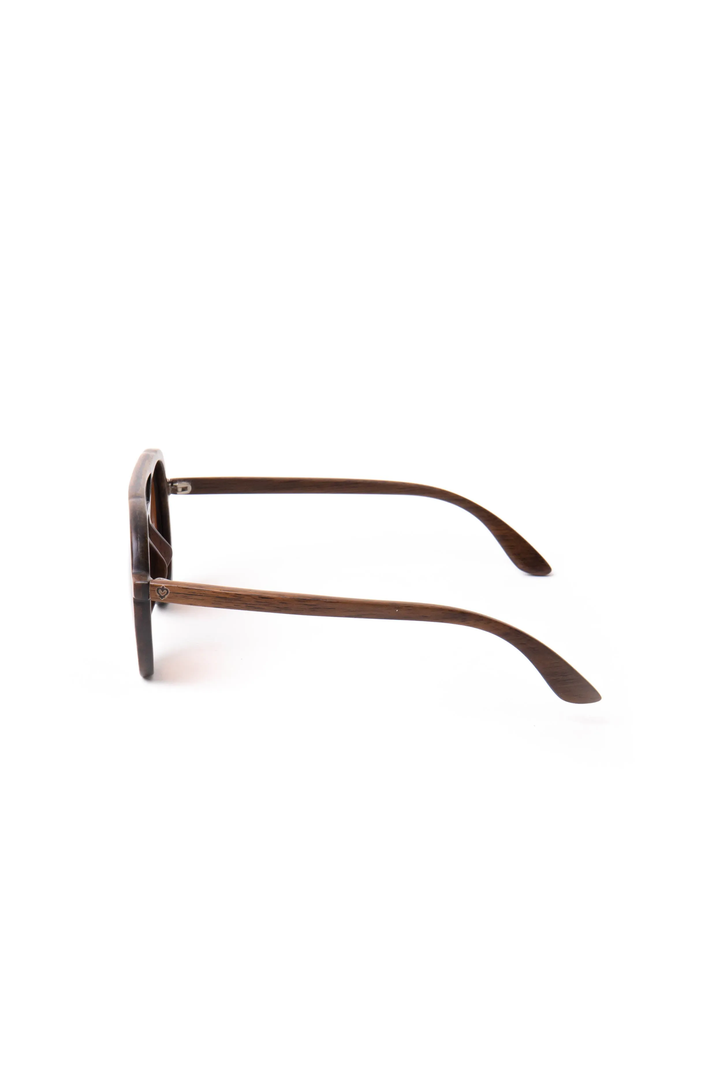 Sunglasses Aviator Round Rosewood sold by Love Anchor product image thumbnail 5