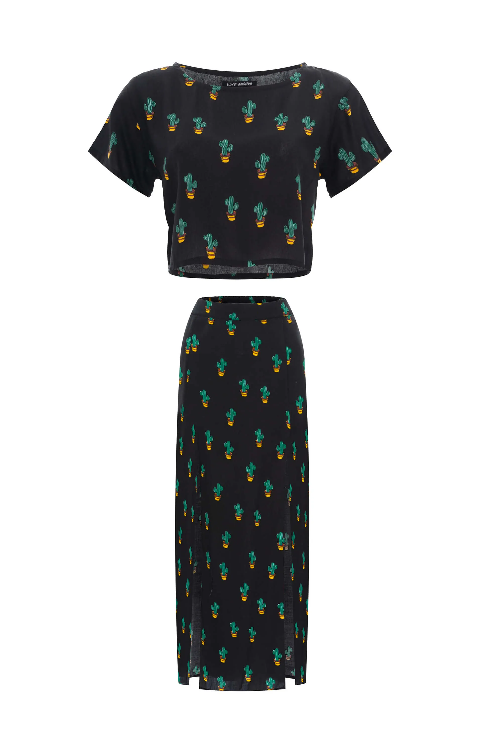 Basic, Tropical, Crop Top sold by Love Anchor product image thumbnail 4