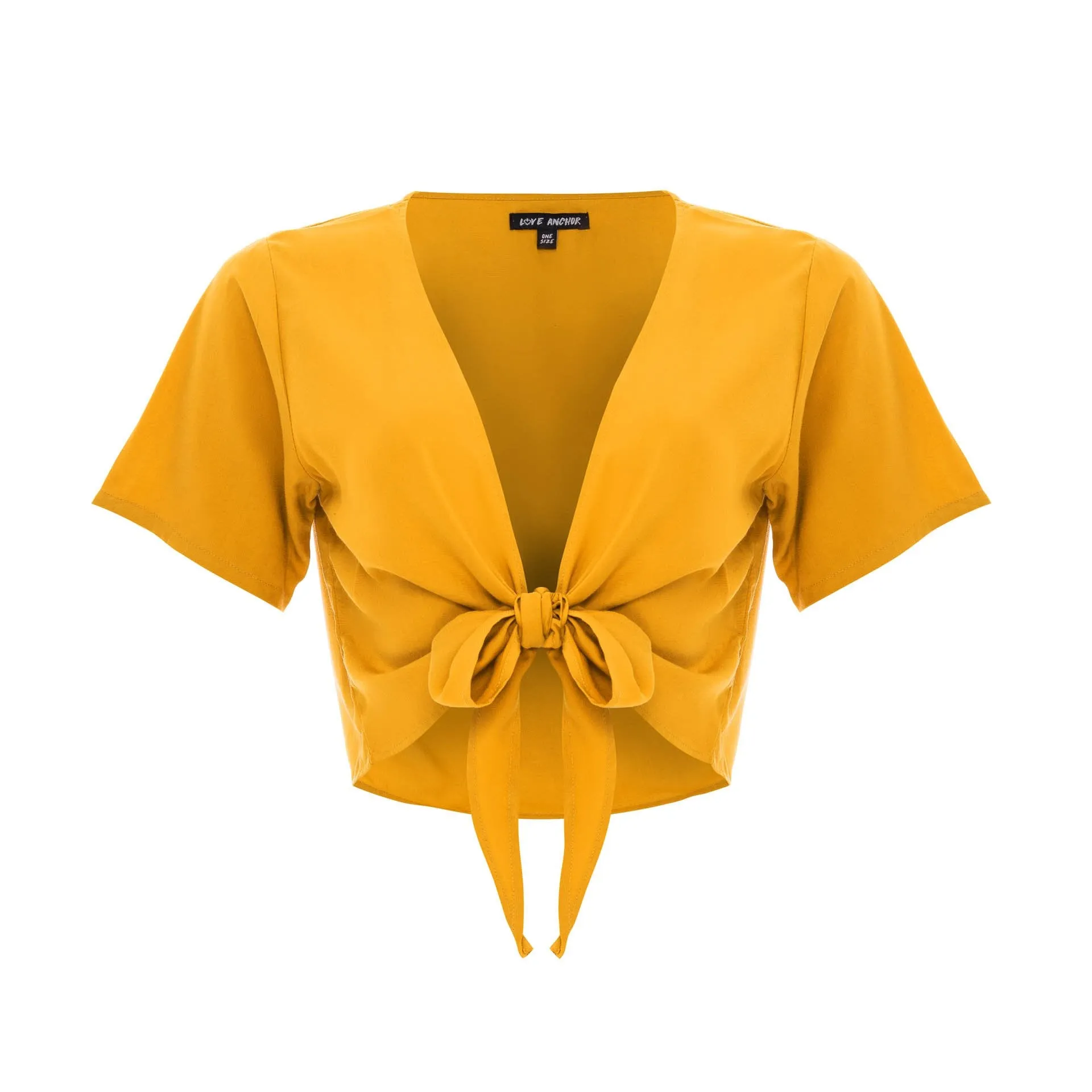 Ikat, Plain, Crop Top sold by Love Anchor product image thumbnail 5