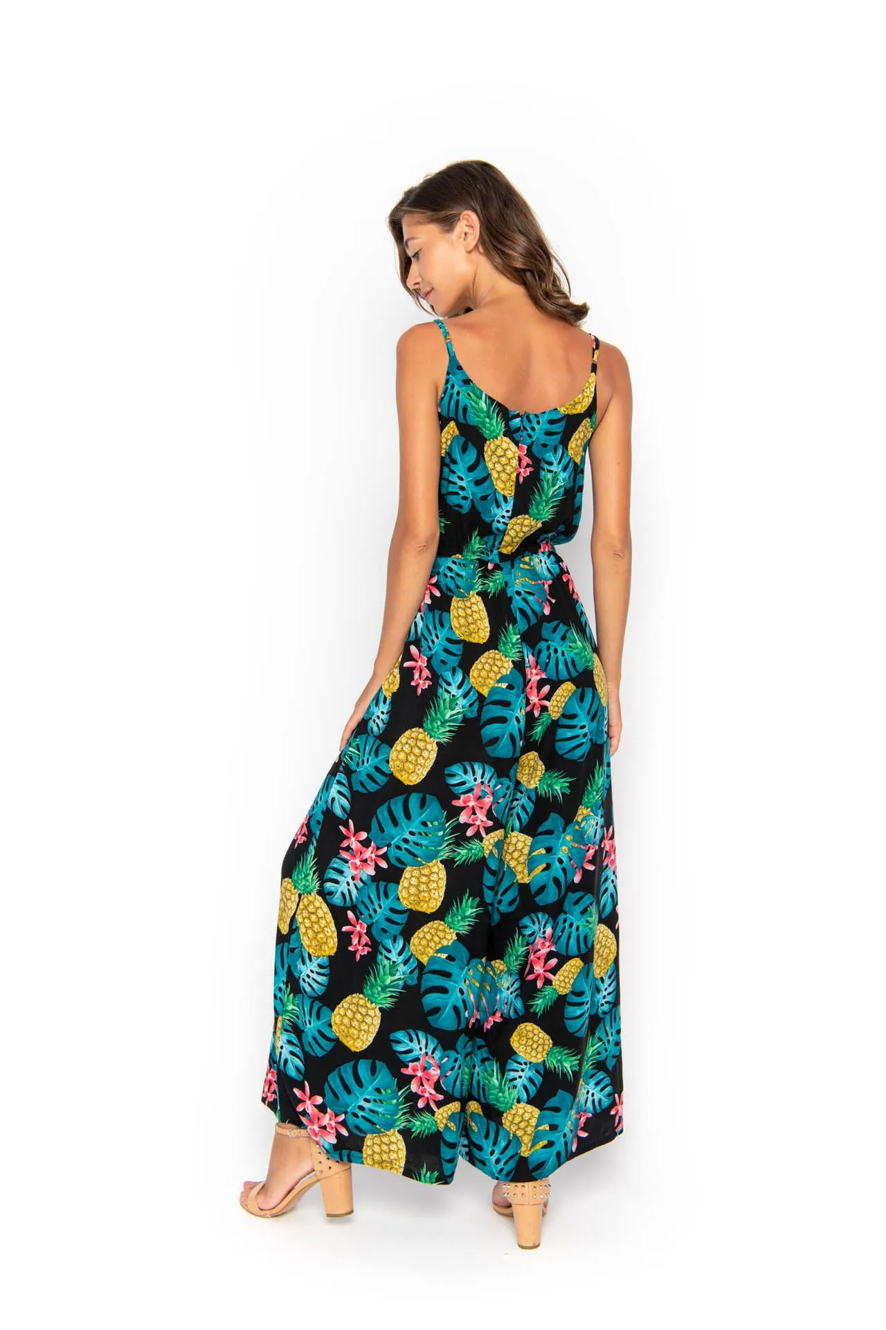 Pimp, Tropical Ananas Black, Long Playsuit sold by Love Anchor product image thumbnail 3