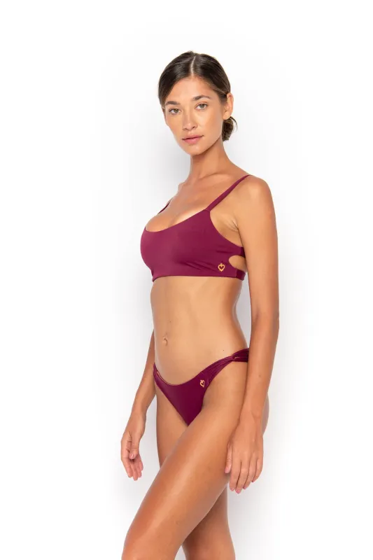 Dhea, Plain, Reversible Bikini Top sold by Love Anchor