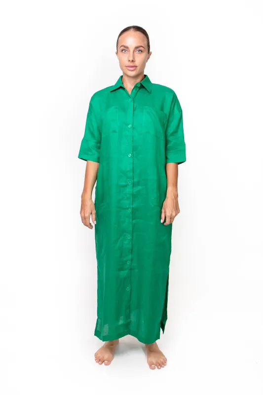 Winkay, Linen, Maxi Dress sold by Love Anchor