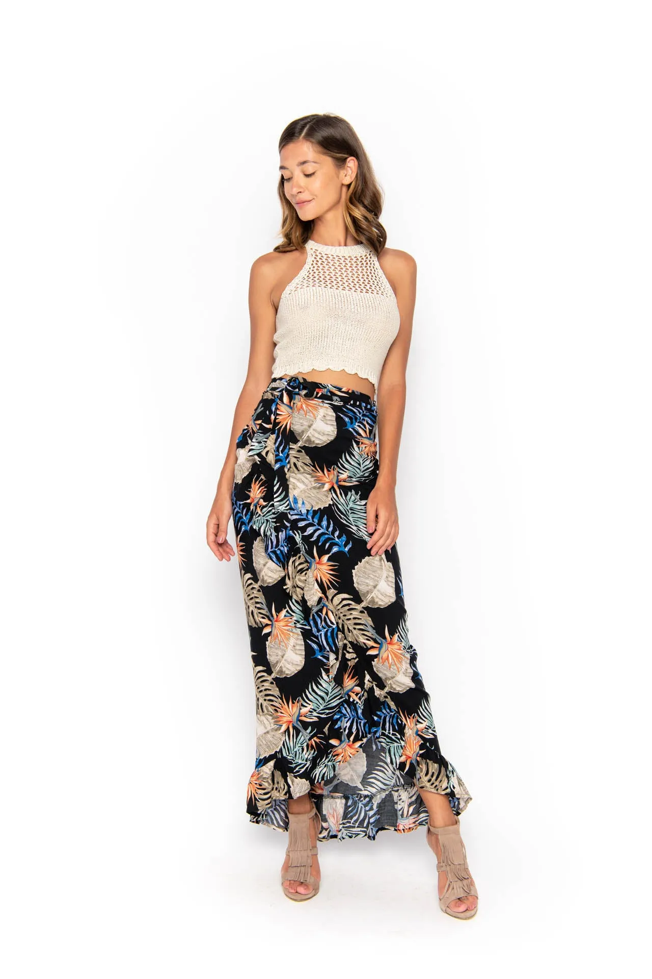 Samsam, Knit, Crop Top sold by Love Anchor