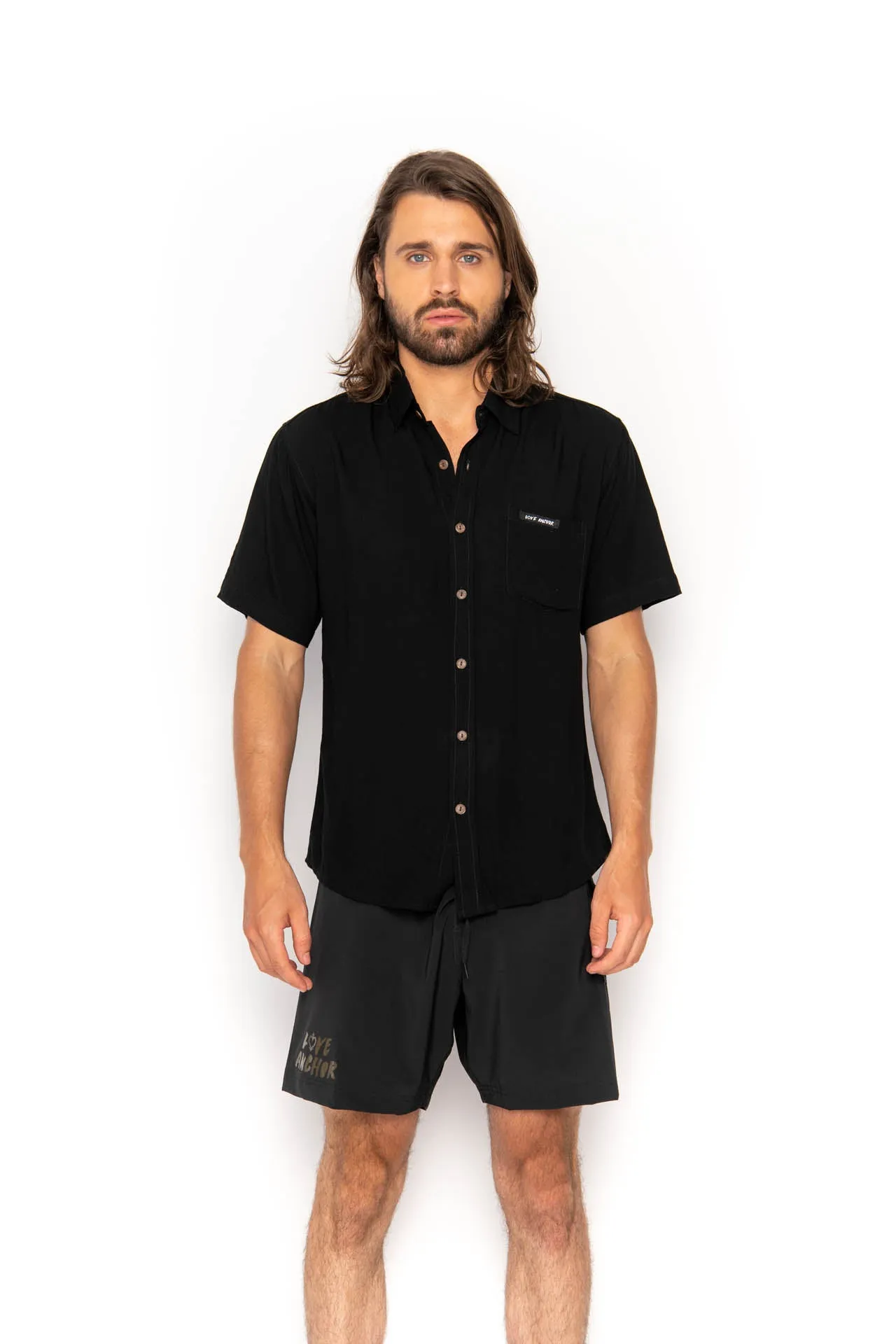 Men's Tropical Plain, Shirt sold by Love Anchor
