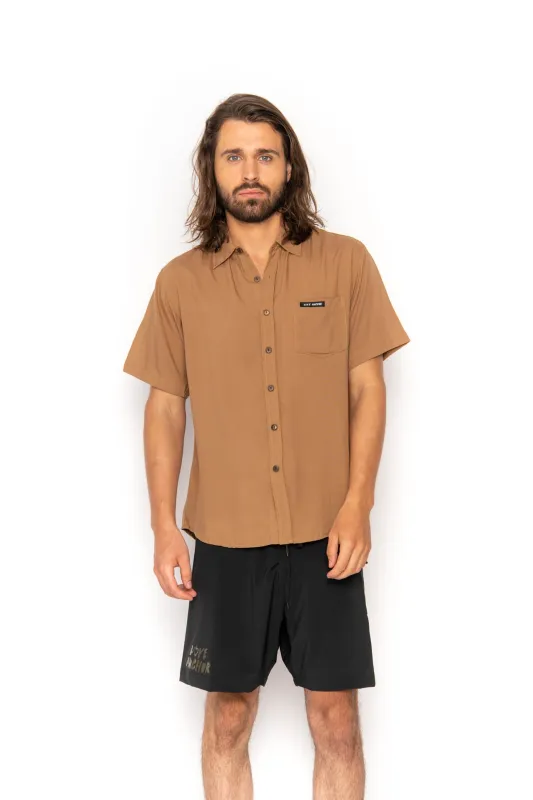 Men's Tropical Plain, Shirt sold by Love Anchor