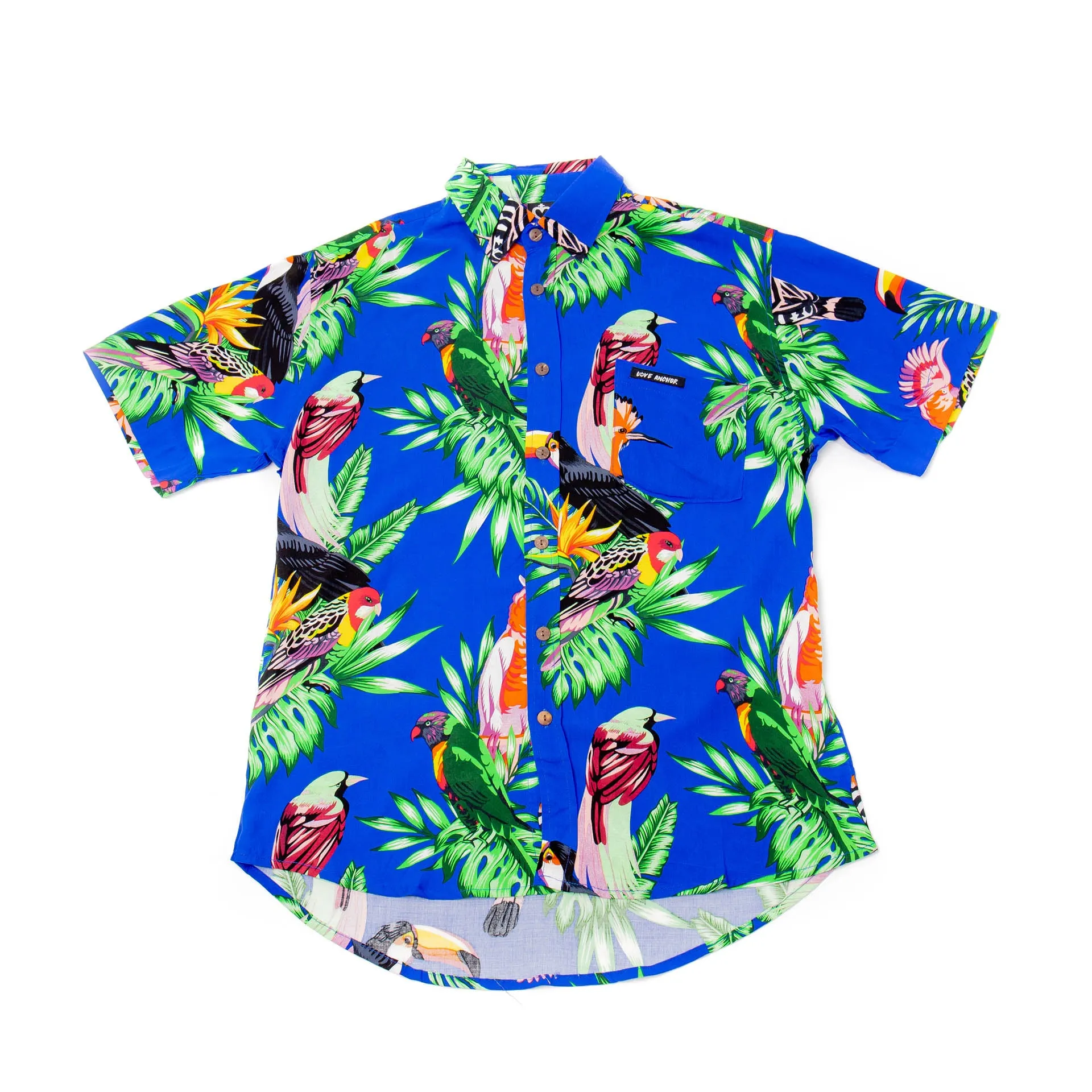 Mans Shirt Tropical 212 Blue sold by Love Anchor