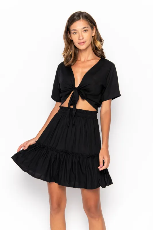 Frill, Plain, Mini Skirt sold by Love Anchor