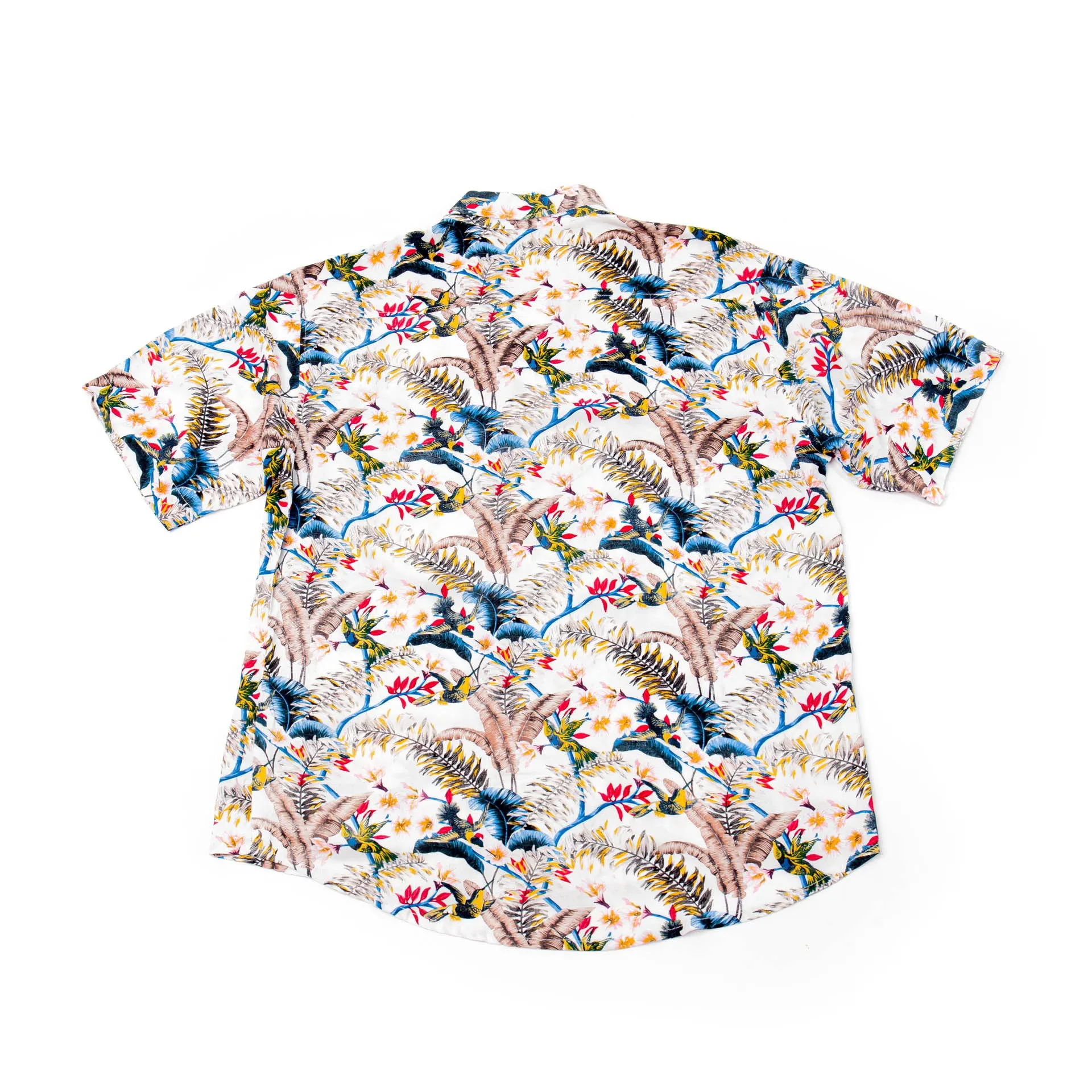 Mans Shirt Tropical 214 White sold by Love Anchor product image thumbnail 2