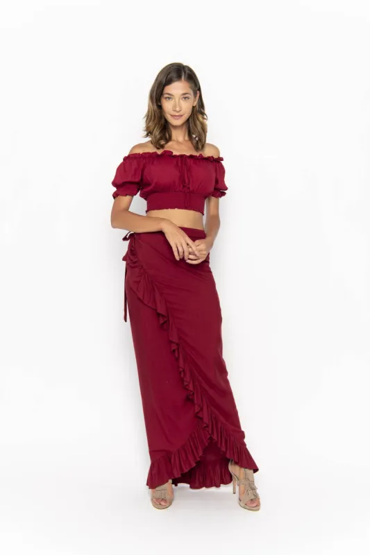 Wrap, Plain, Maxi Skirt, Wholesale sold by Love Anchor