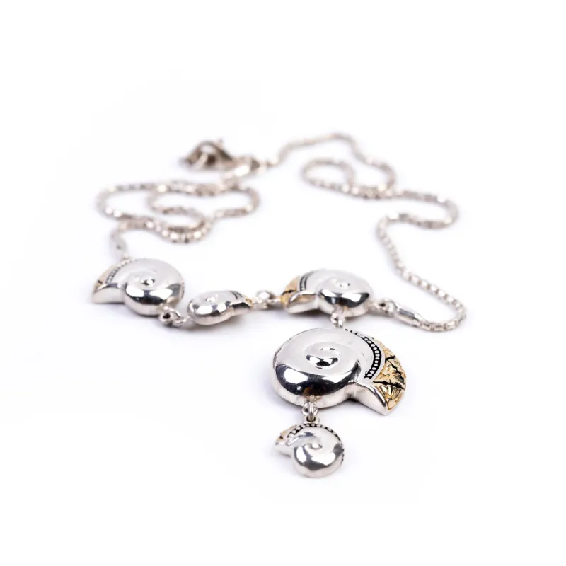 Keong Emas Necklace Silver sold by Love Anchor