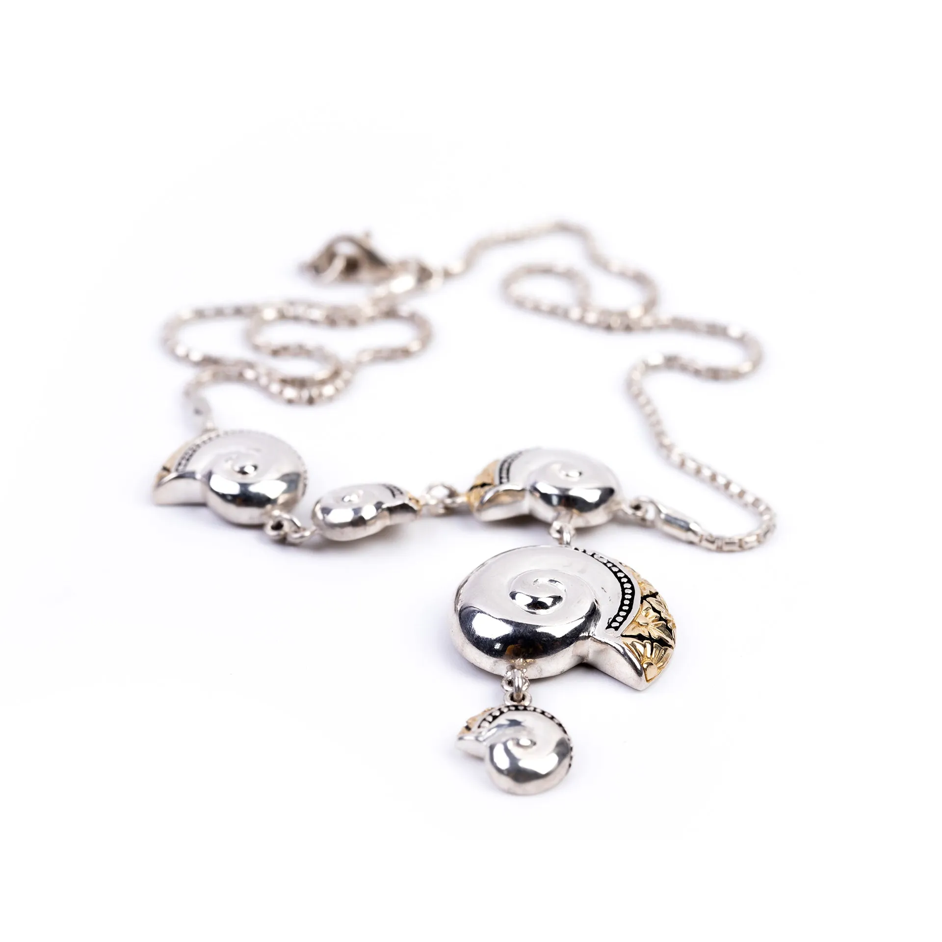 Keong Emas Necklace Silver sold by Love Anchor