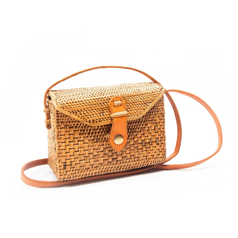 Wholesale-Rattan Bag Charu sold by Love Anchor