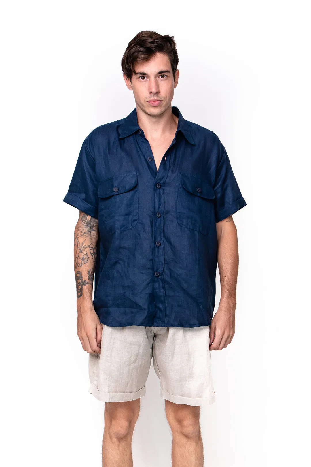 Pasut, Linen, Shirt sold by Love Anchor product image thumbnail 2