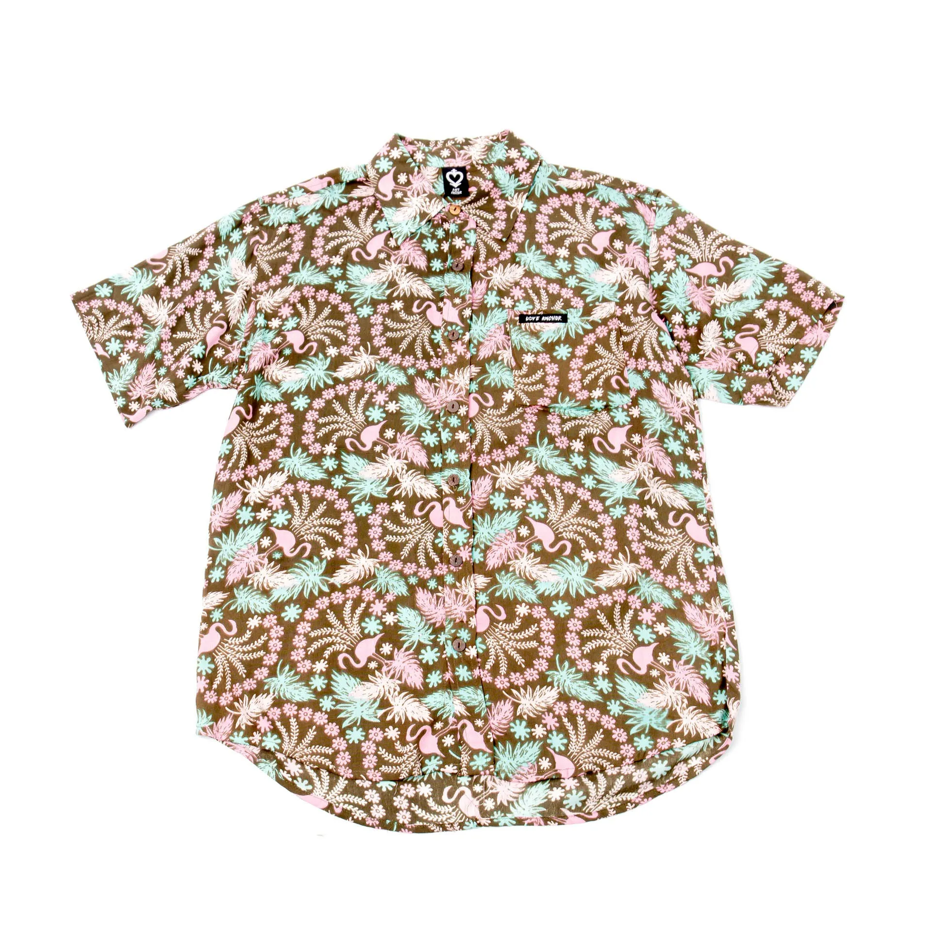 Mans Shirt Tropical 297 Brown sold by Love Anchor