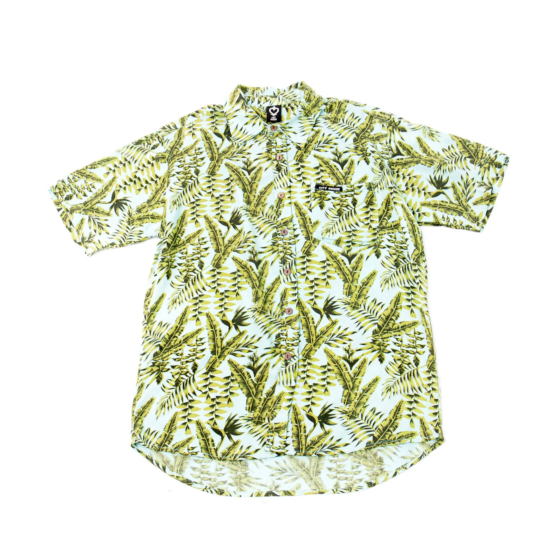 Mans Shirt Tropical 292 White sold by Love Anchor