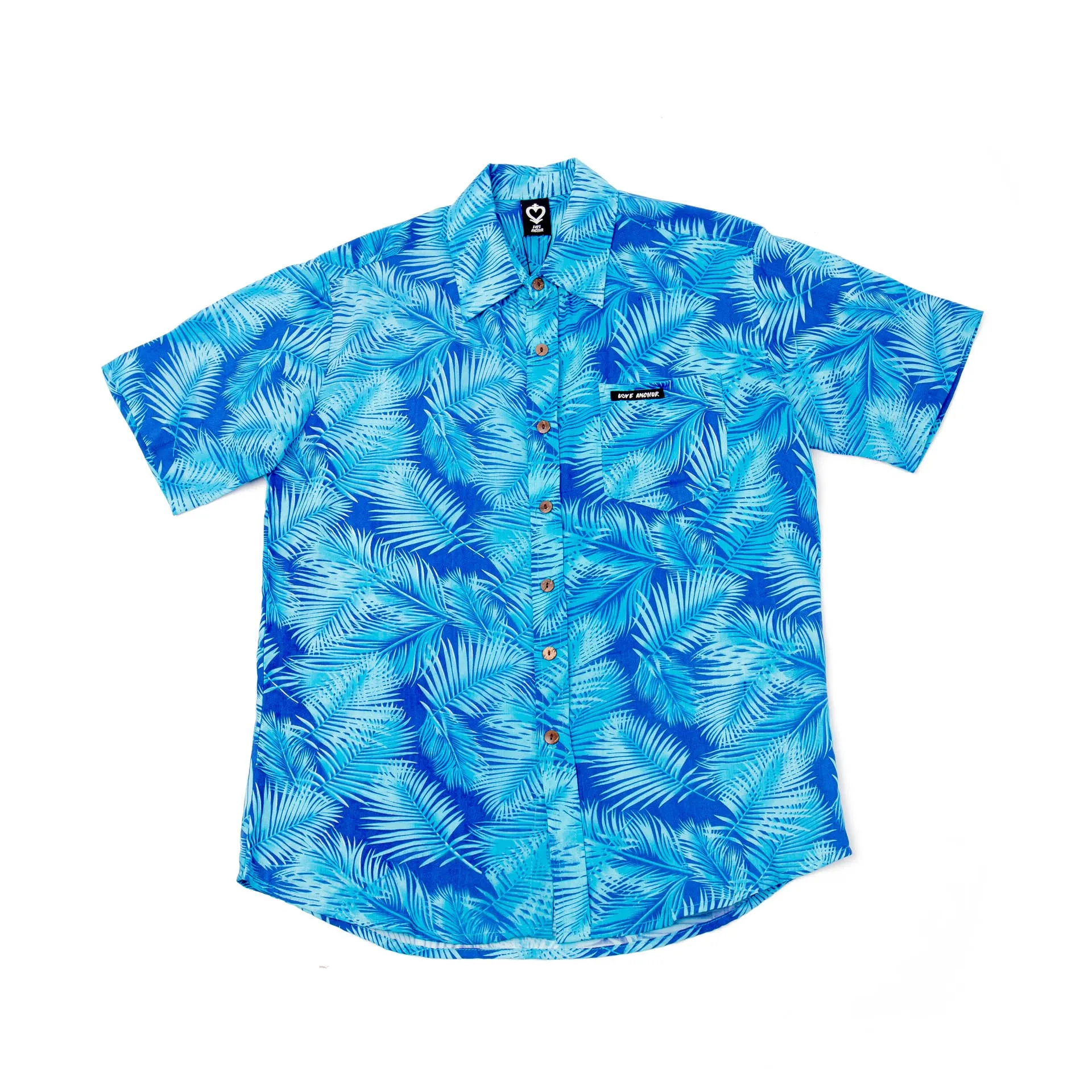 Mans Shirt Tropical 289 Blue sold by Love Anchor