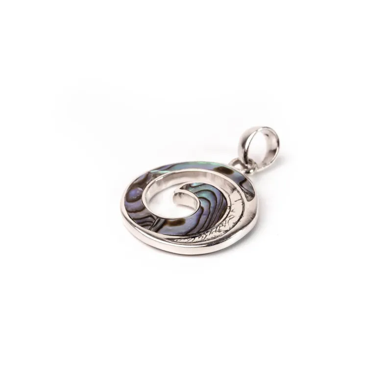 Pendant Paua Wave sold by Love Anchor