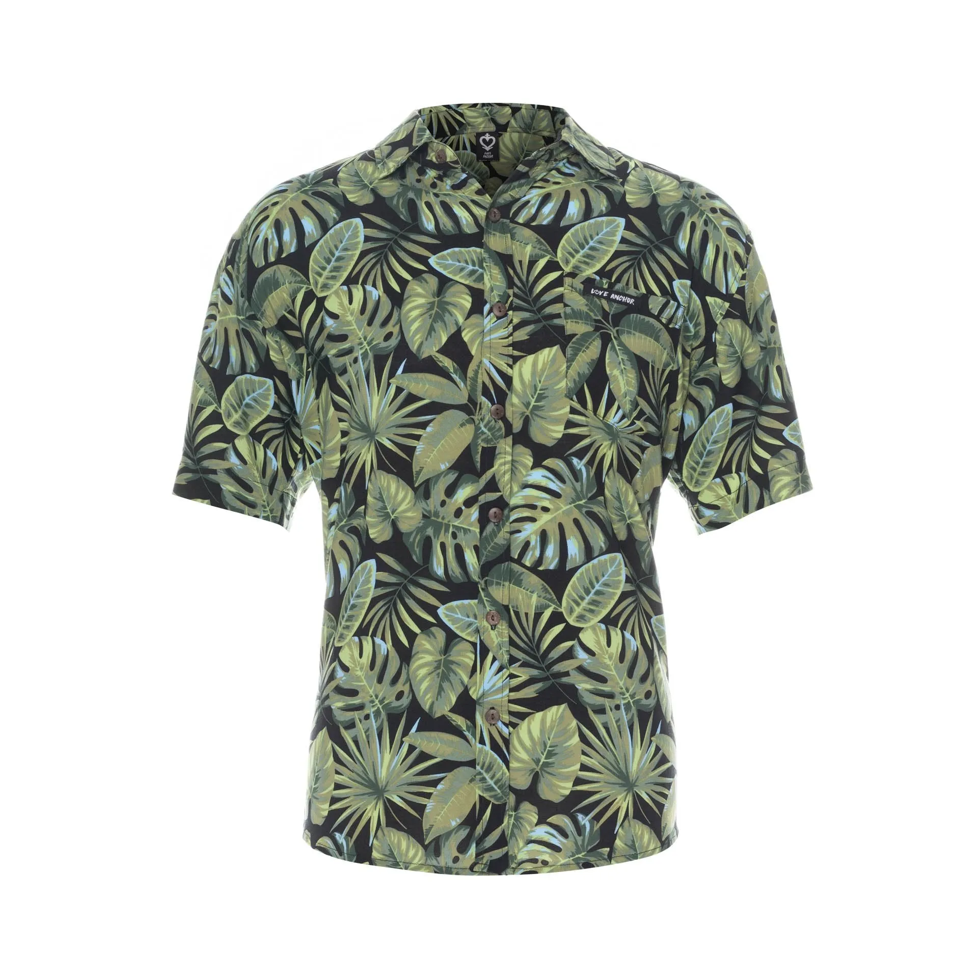 Men's Tropical Palm Shirt sold by Love Anchor product image thumbnail 4