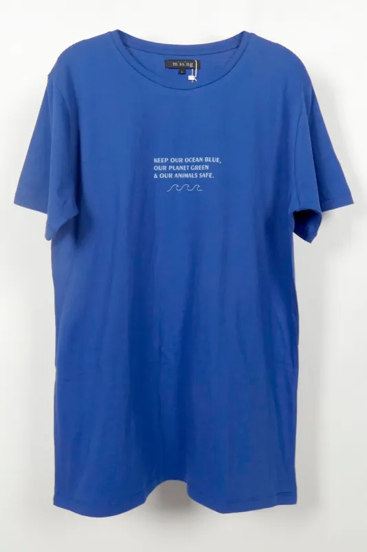 TEE KEEP OUR OCEAN BLUE sold by Suennoaj