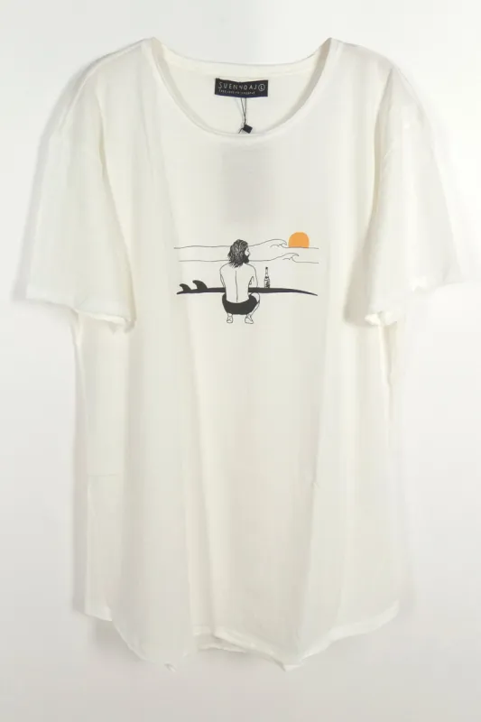 TEE LONG BACK SLOW LIVING sold by Suennoaj