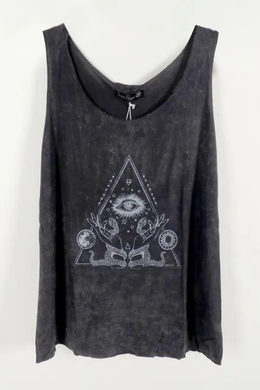 TOP ROWCUT MAGICAL TRIANGGLE sold by Suennoaj