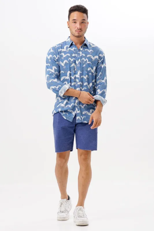 Shirt Long Sleeve Surf Bird sold by Suennoaj